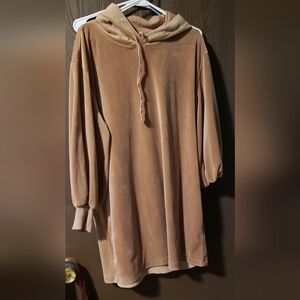 Calvin Klein Tan Midi Dress Size L